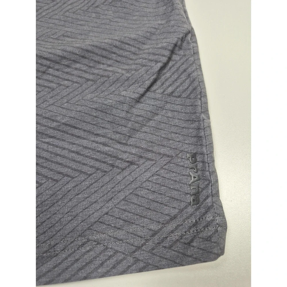 PrAna Slope Shorts Mens 2XL Gray Lined Athletic Running Gym Training